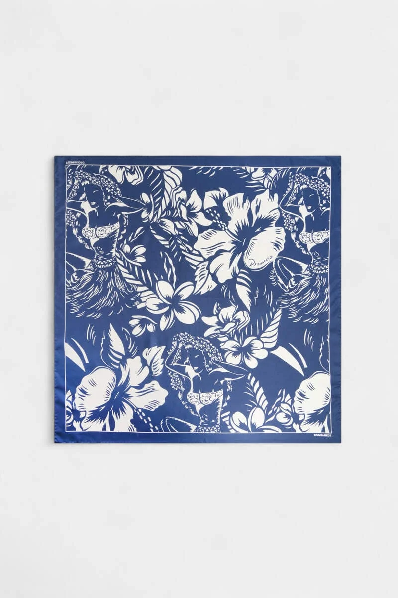 DANCING FLOWERS FOULARD - 1