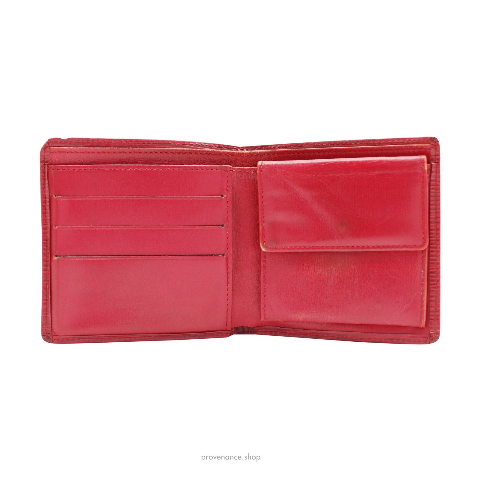 Louis Vuitton Marco Wallet - Red Epi Leather - 6