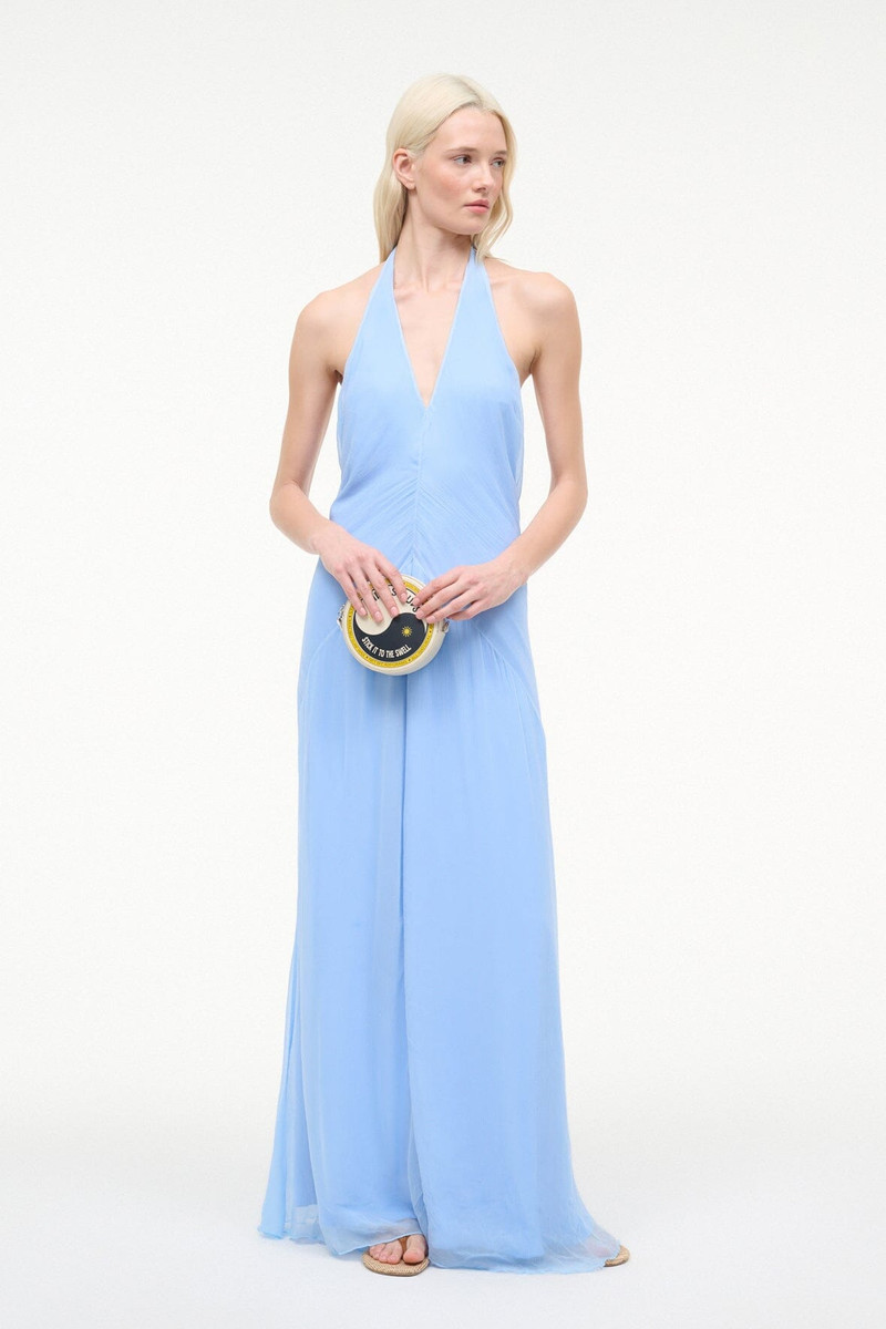 STAUD LUMA DRESS CLEAR BLUE 5