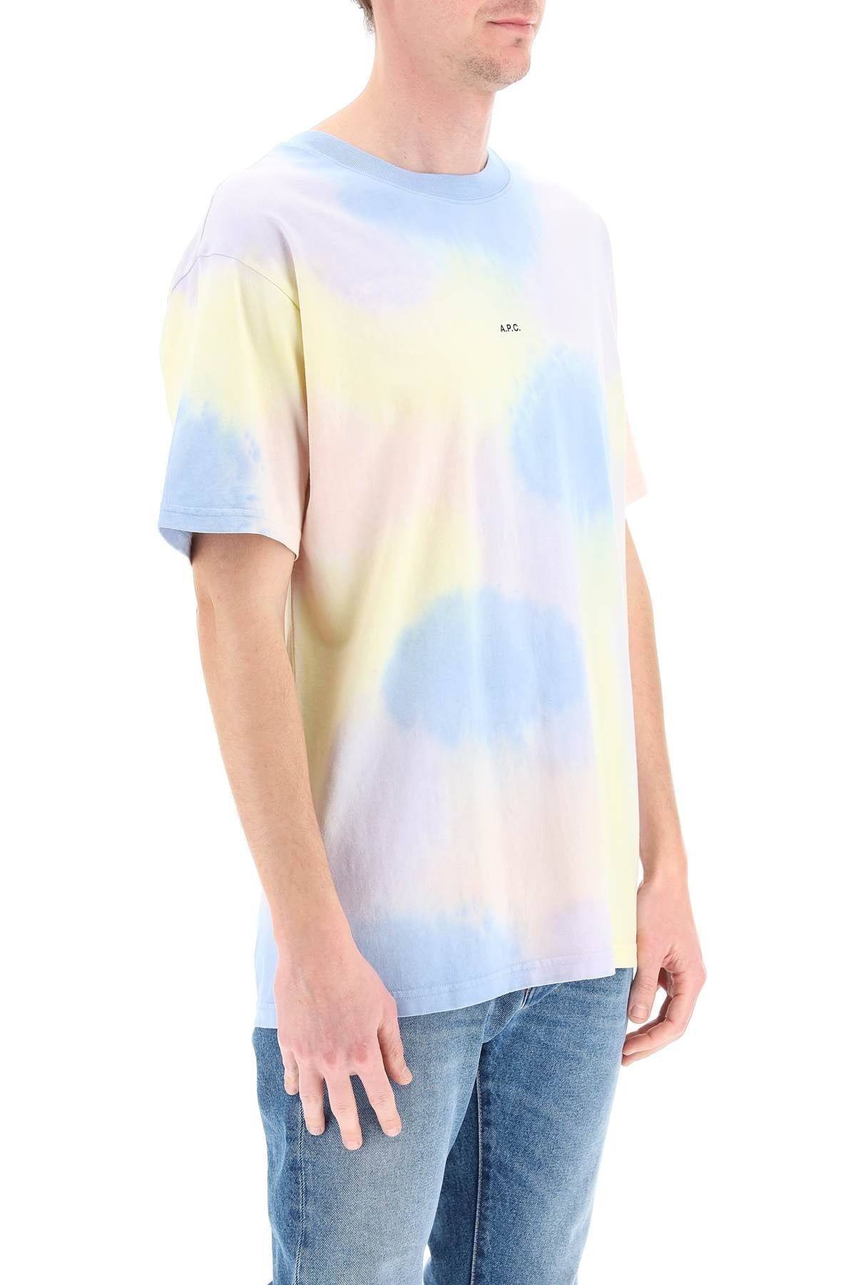 ADRIEN TIE-DYE T-SHIRT WITH LOGO - 3