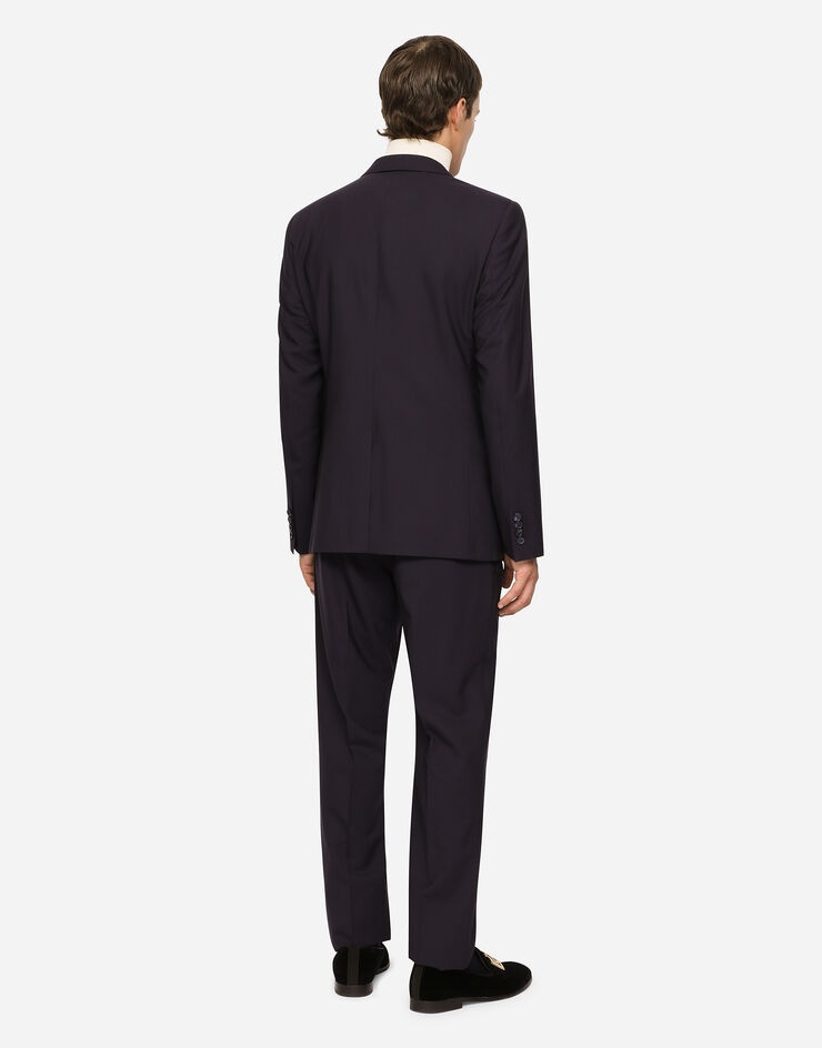 Stretch wool three-piece Martini-fit suit - 3