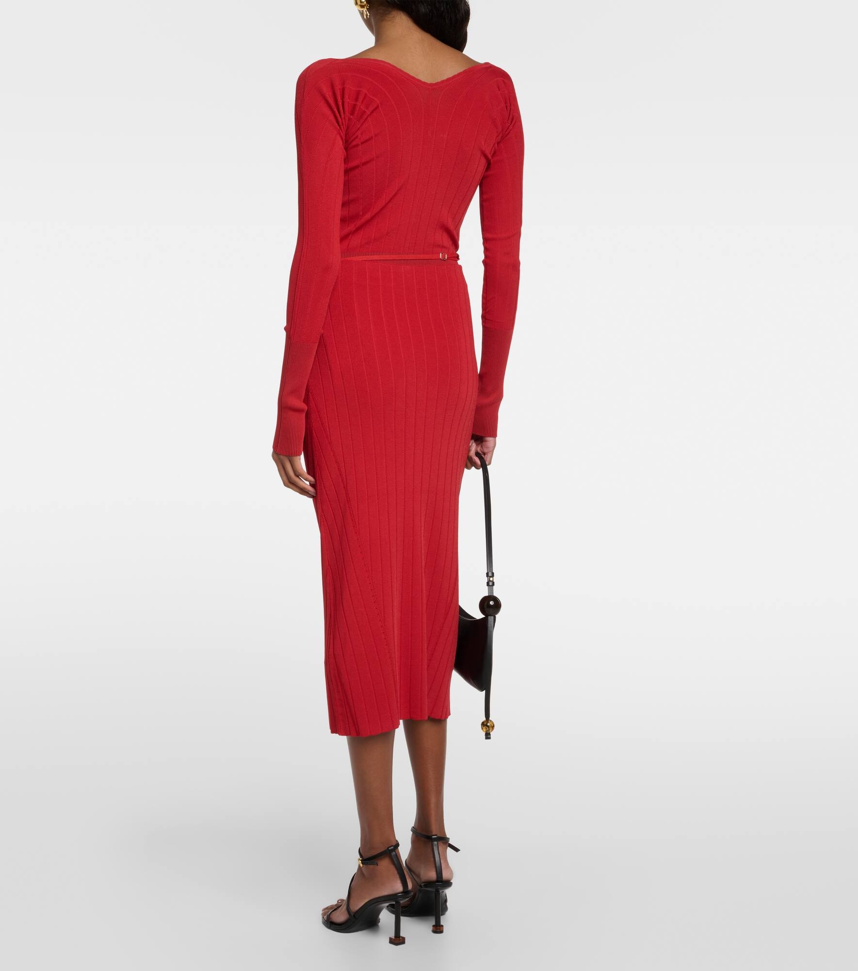 La Jupe Pralu knitted midi skirt - 3