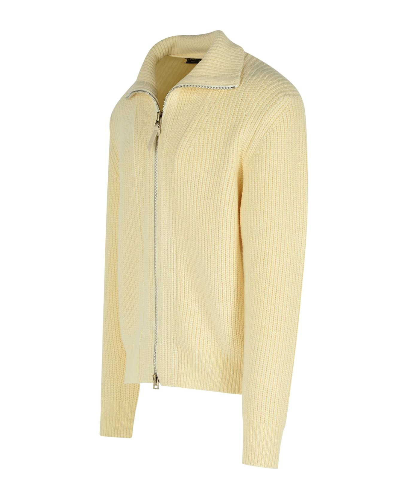 Ivory Wool Blend Sweater - 2