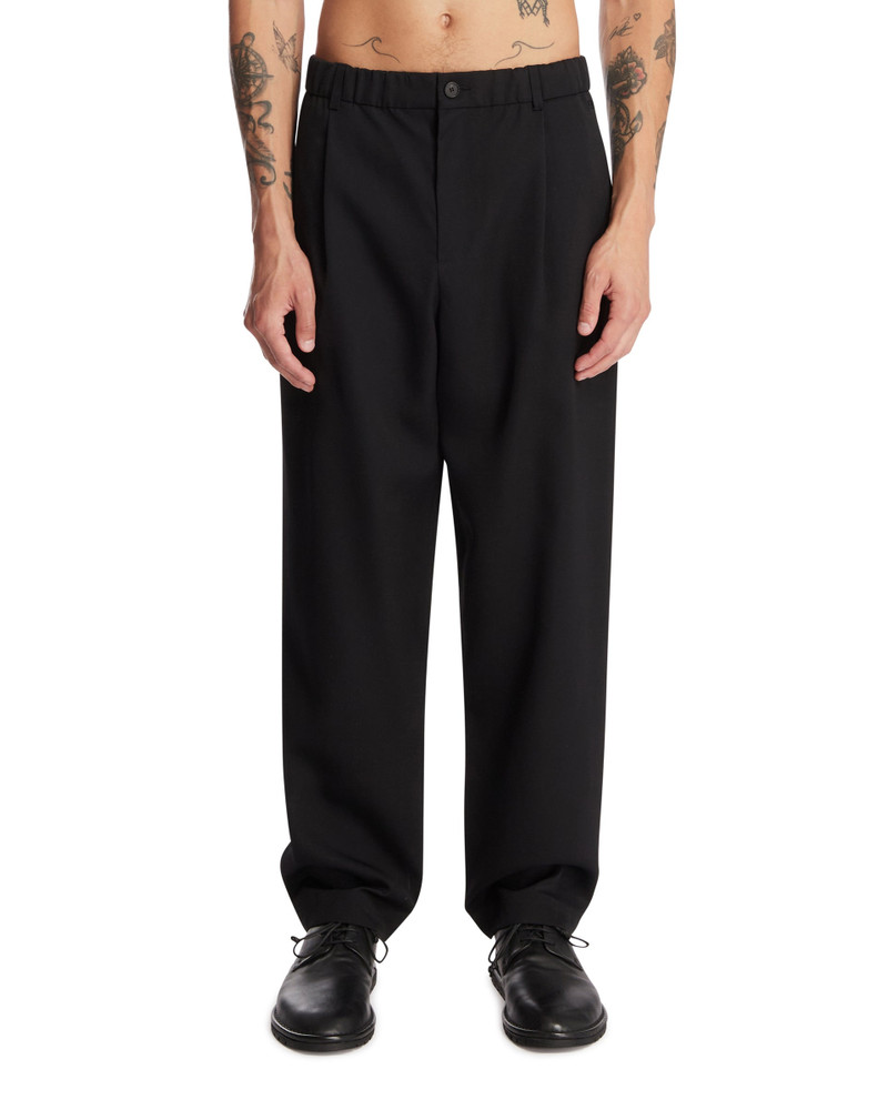 Black Straight-Leg Trousers 1