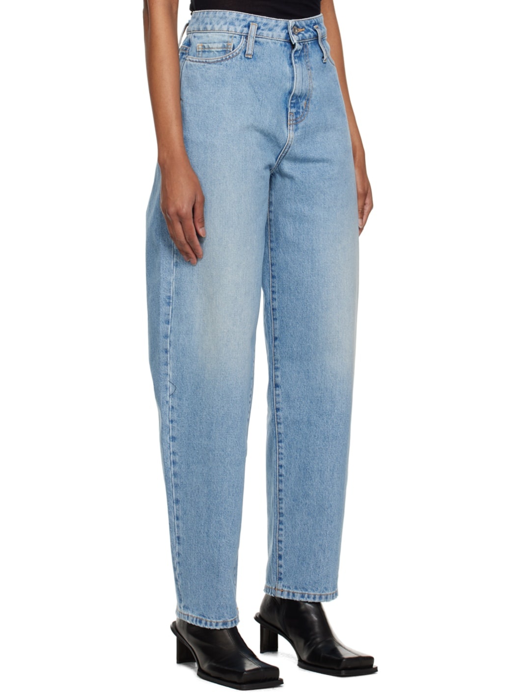 Blue Oversized Jeans - 2