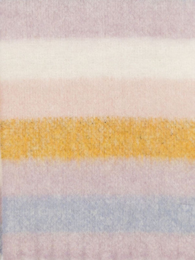A.P.C. Swan stripe-pattern alpaca-blend scarf outlook