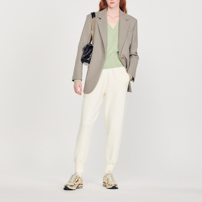 Sandro Knit jogging bottoms outlook