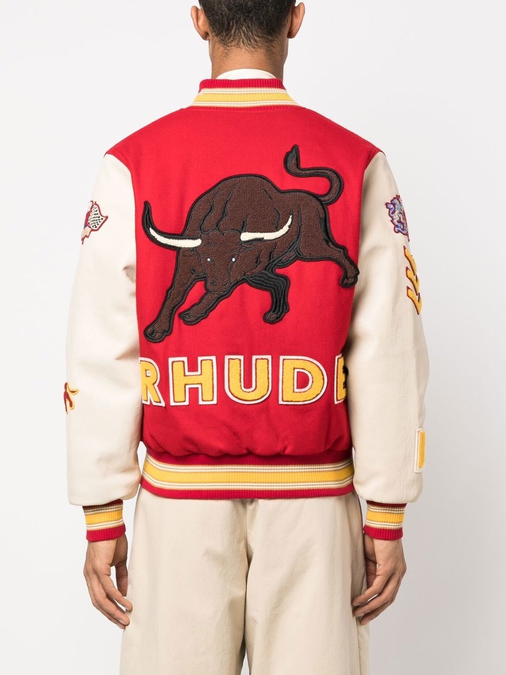 Bull Market varsity jacket - 4