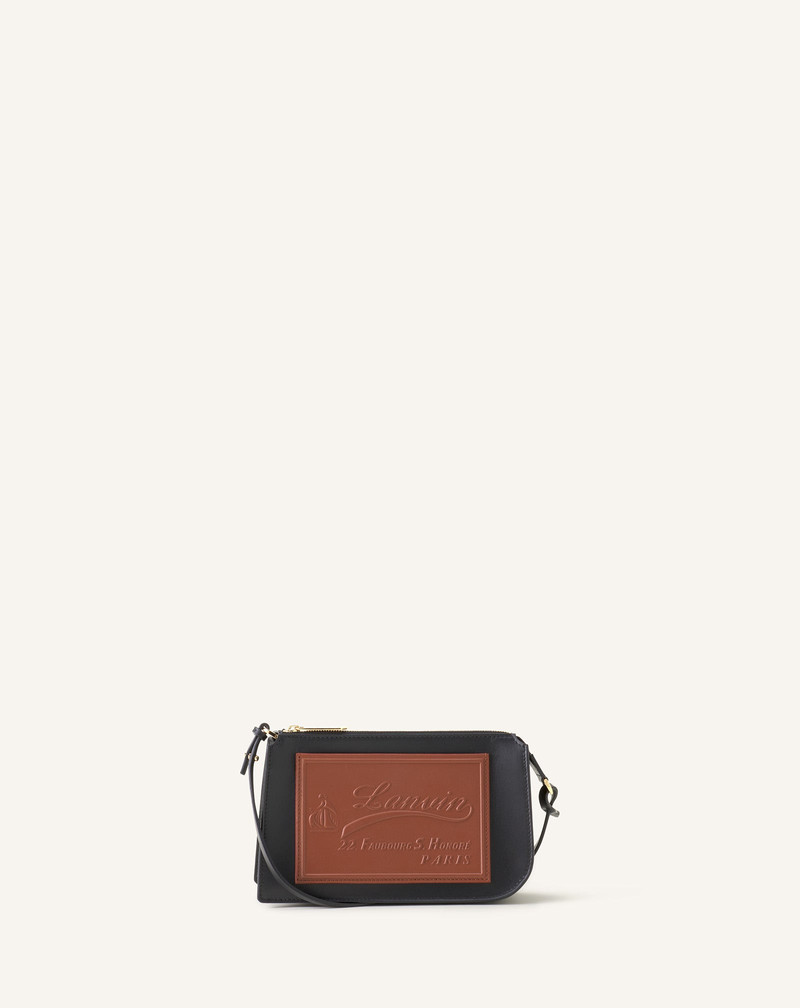 COMPAGNON SMALL ZIPPED SHOLDER BAG IN LEATHER 1