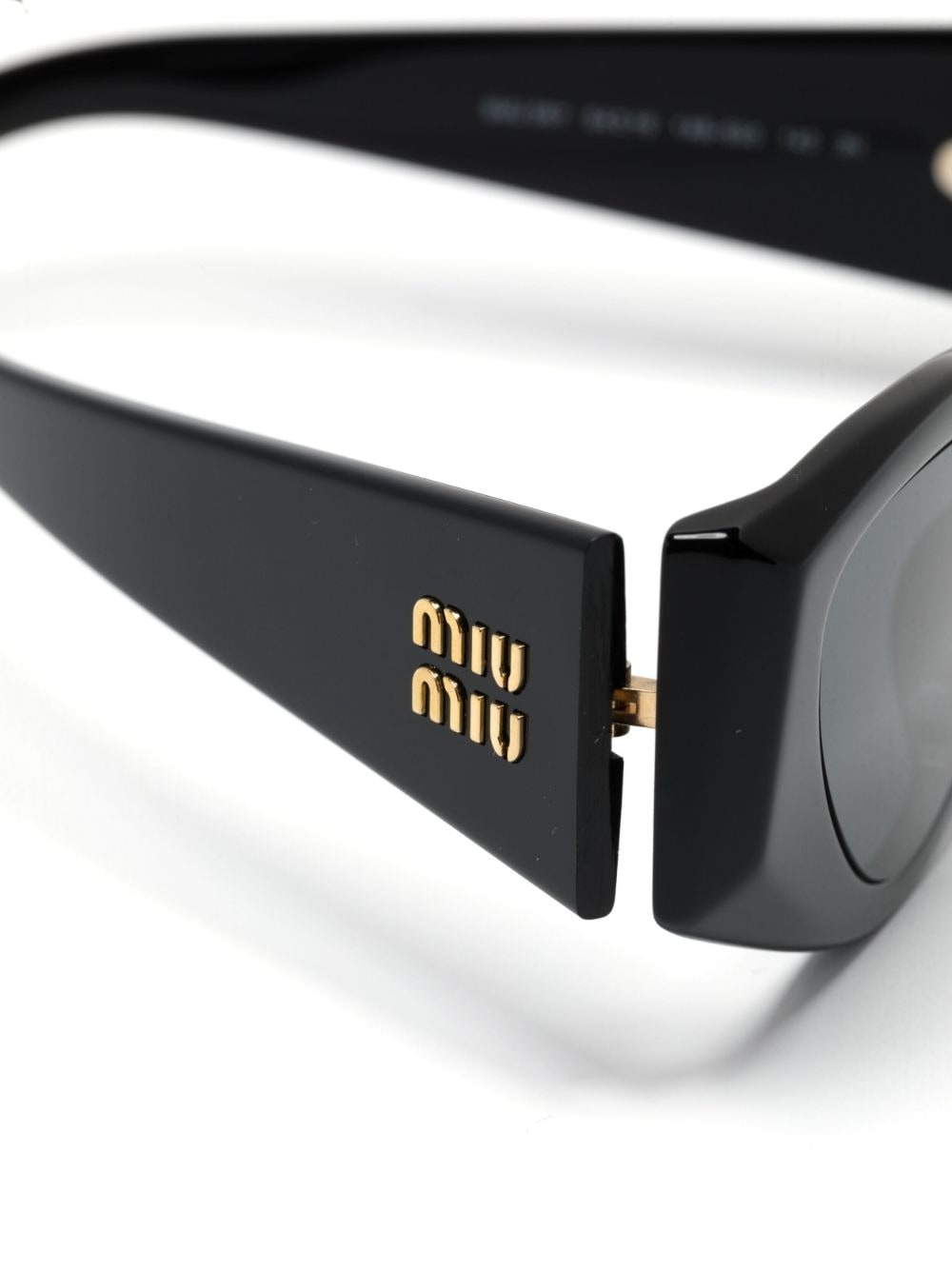 cat-eye frame logo sunglasses - 3