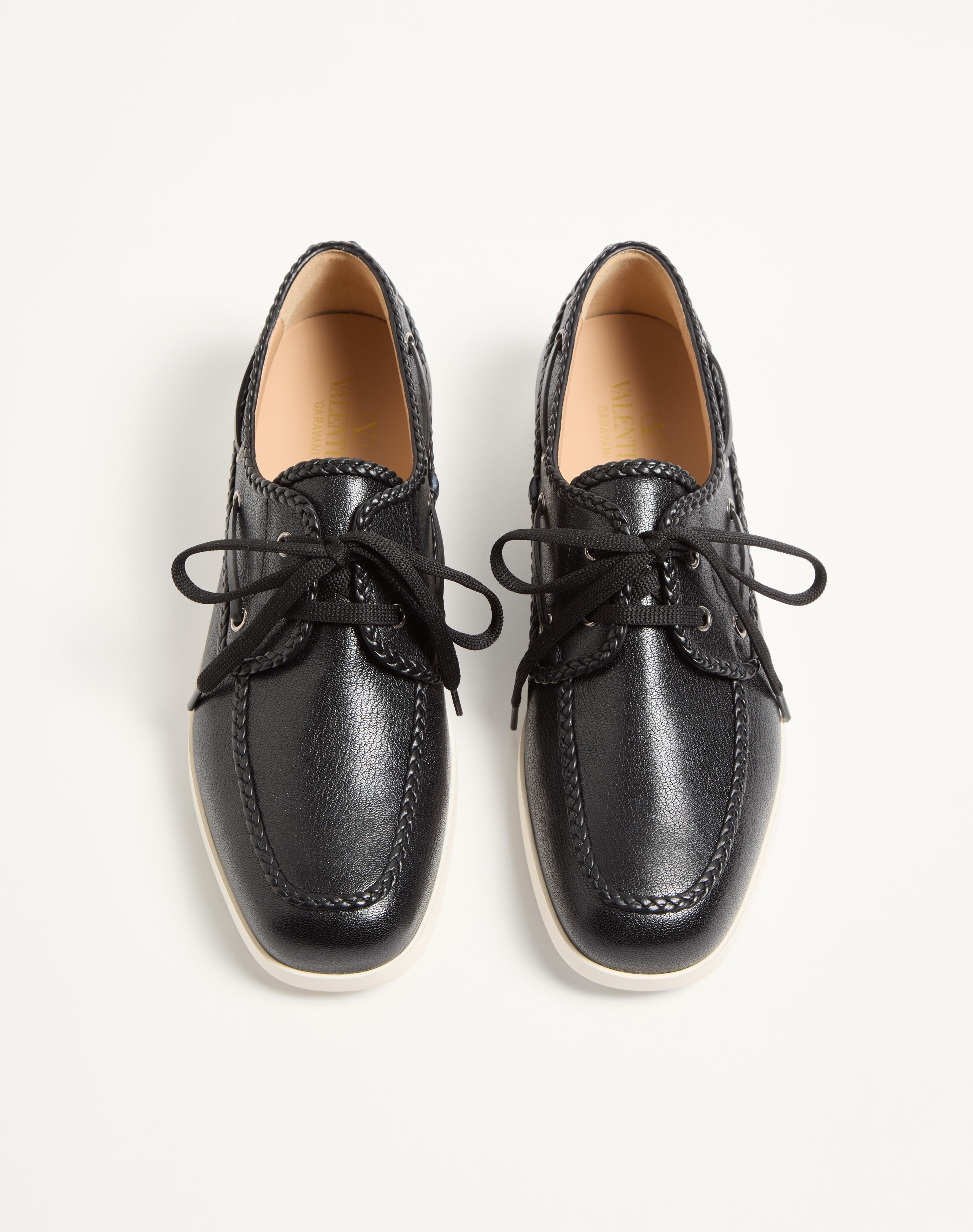PALM AVENUE KIDSKIN BOAT SHOE - 4