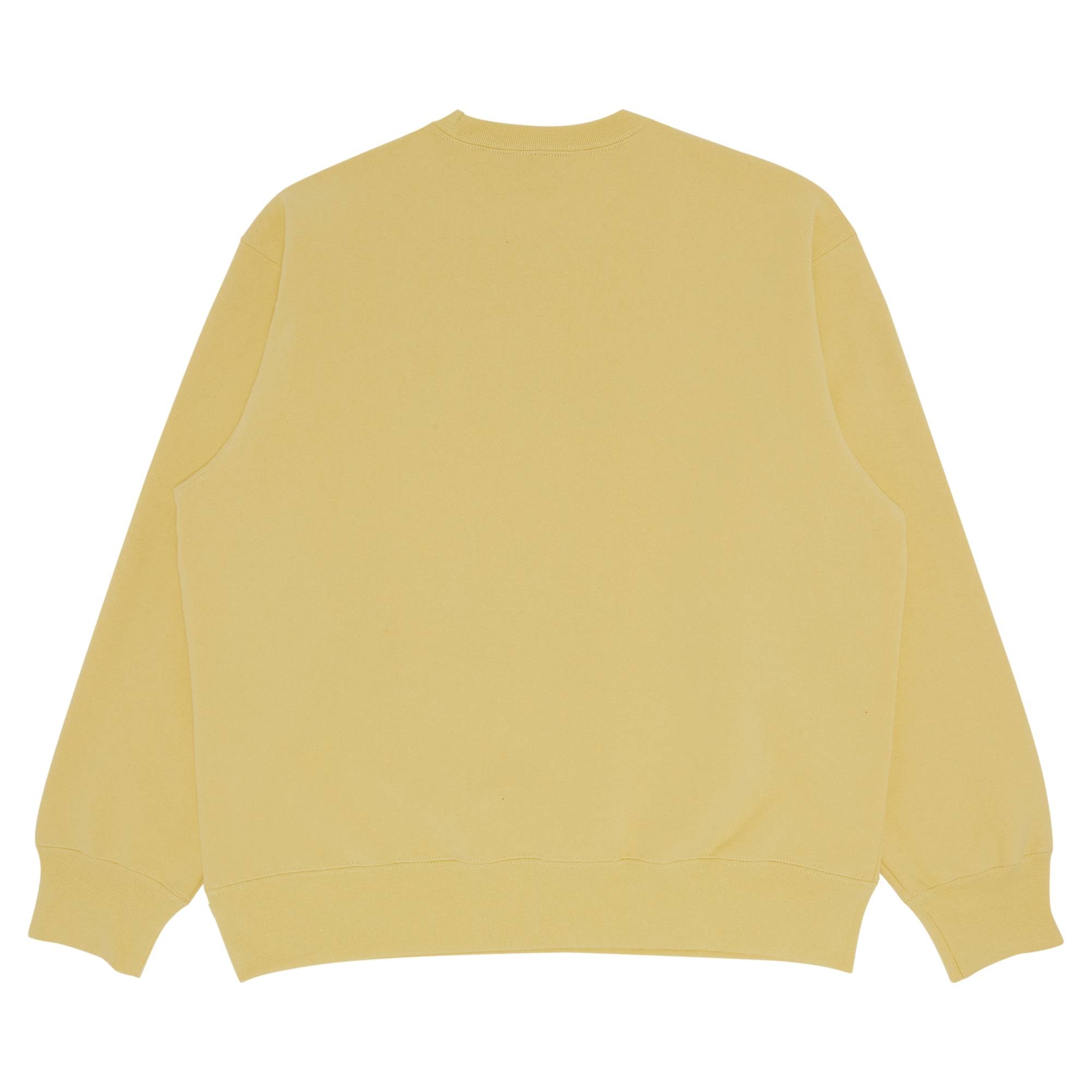 Supreme Box Logo Crewneck 'Pale Yellow' - 2