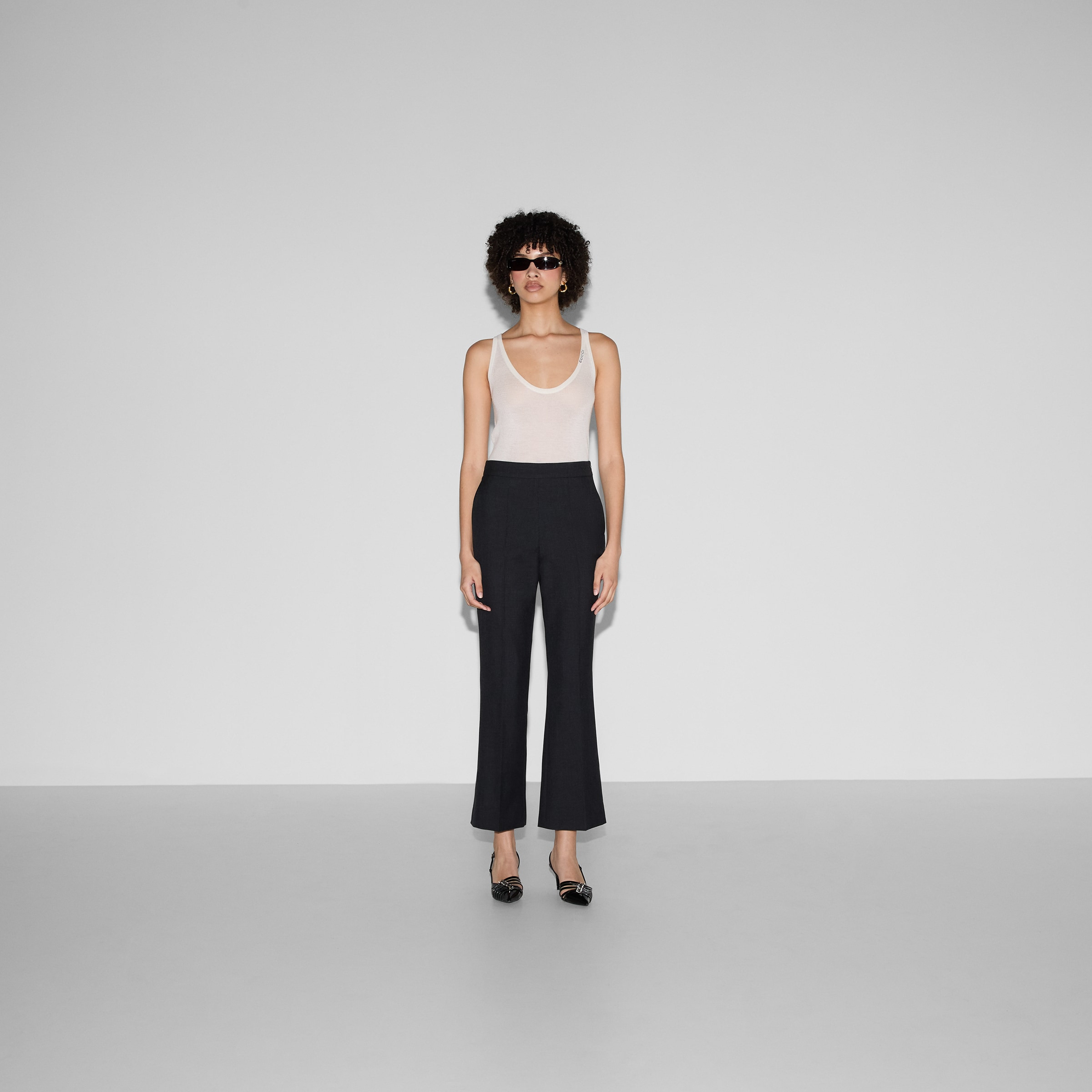 Wool gabardine pant - 2