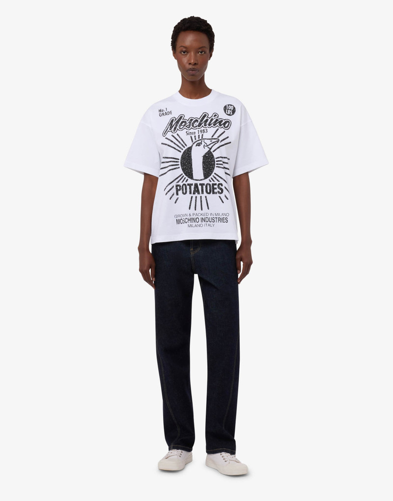 PRINTED ORGANIC COTTON JERSEY T-SHIRT 3