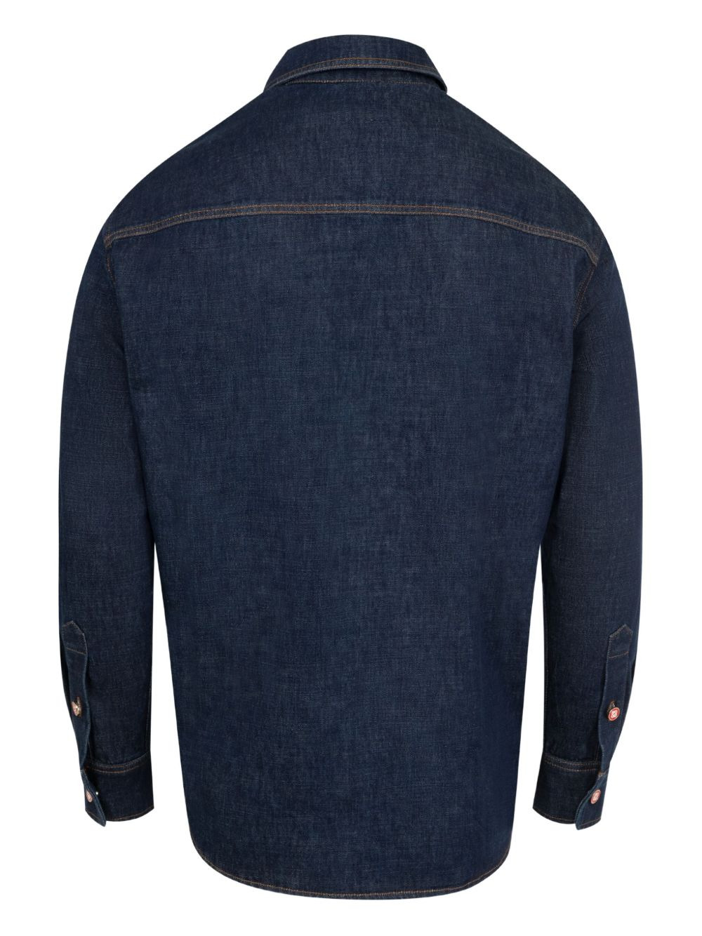 monogram-motif denim shirt - 2