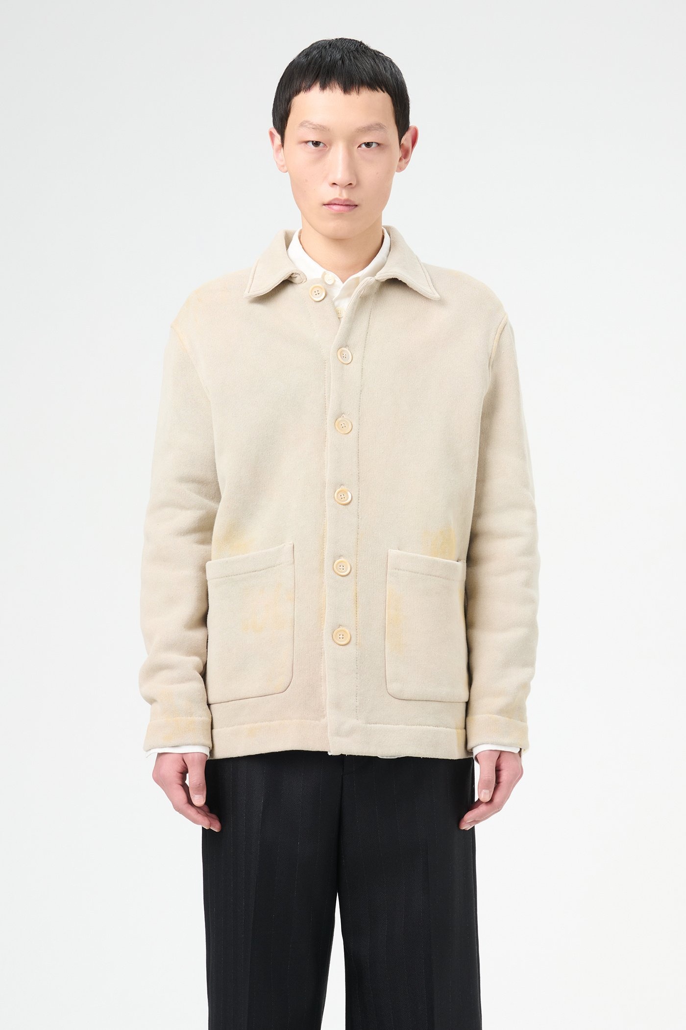 Shelter Cardigan Attic Wash Fleece - 3