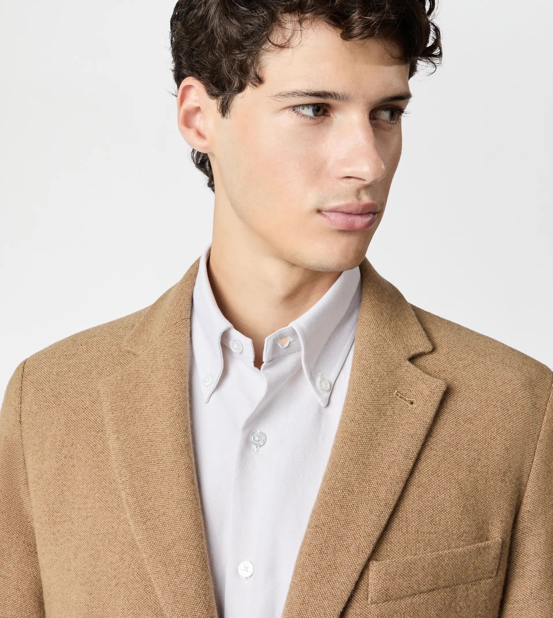 BLAZER IN JERSEY - BEIGE - 2