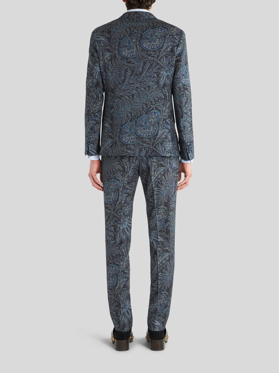 JACKET WITH FOLIAGE PATTERN - 4