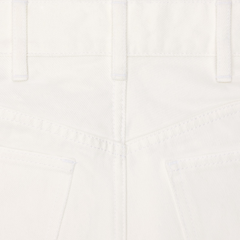 FLARED SURF JEANS IN OPTIC WHITE WASH DENIM 3