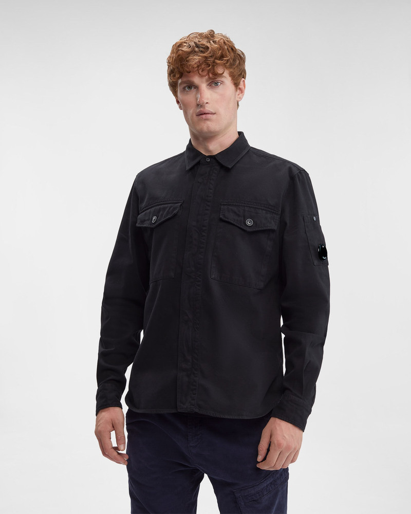 C.P. Company Military Twill Emerized Pocket Shirt outlook