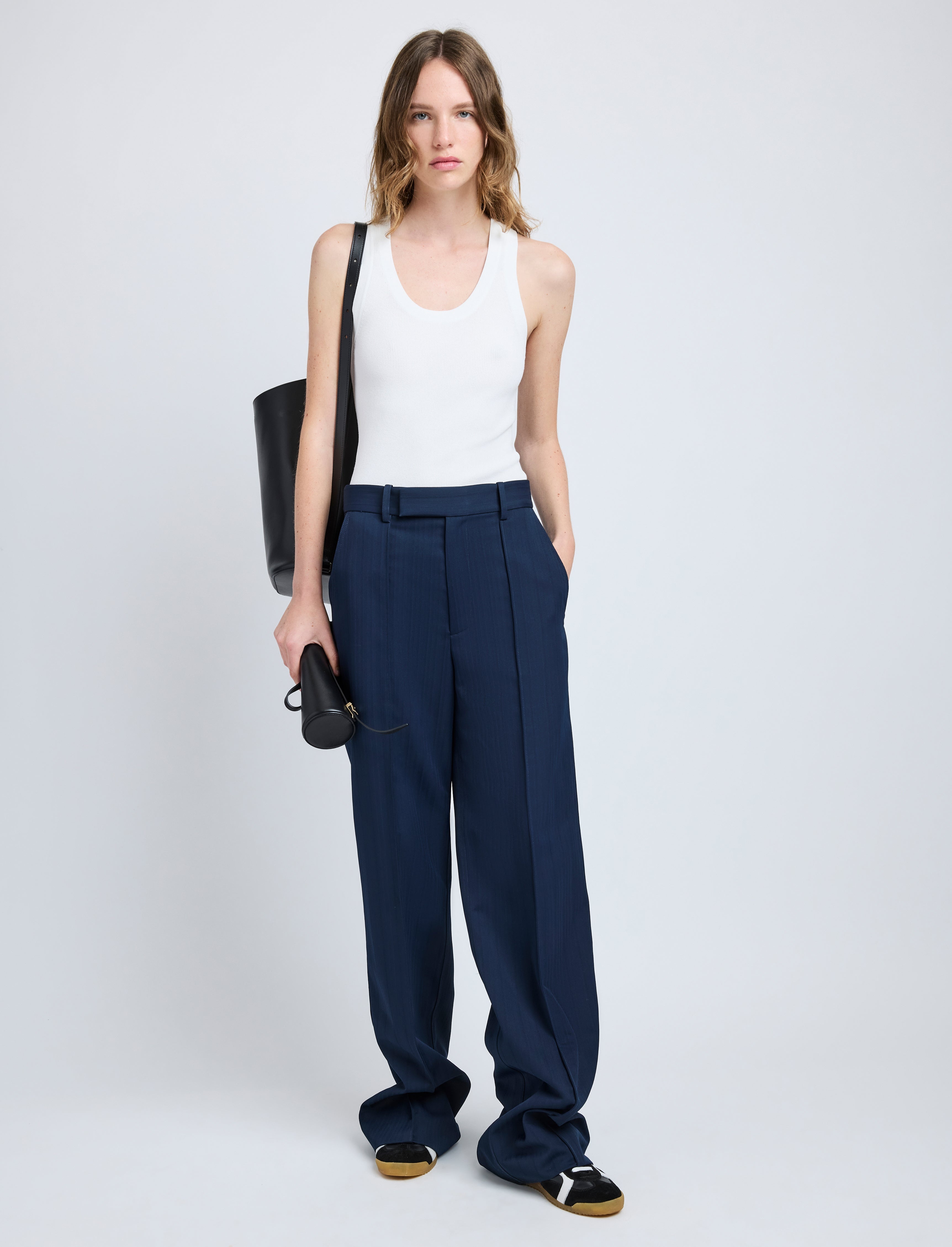 Weyes Pant in Technical Nylon Jacquard - 2