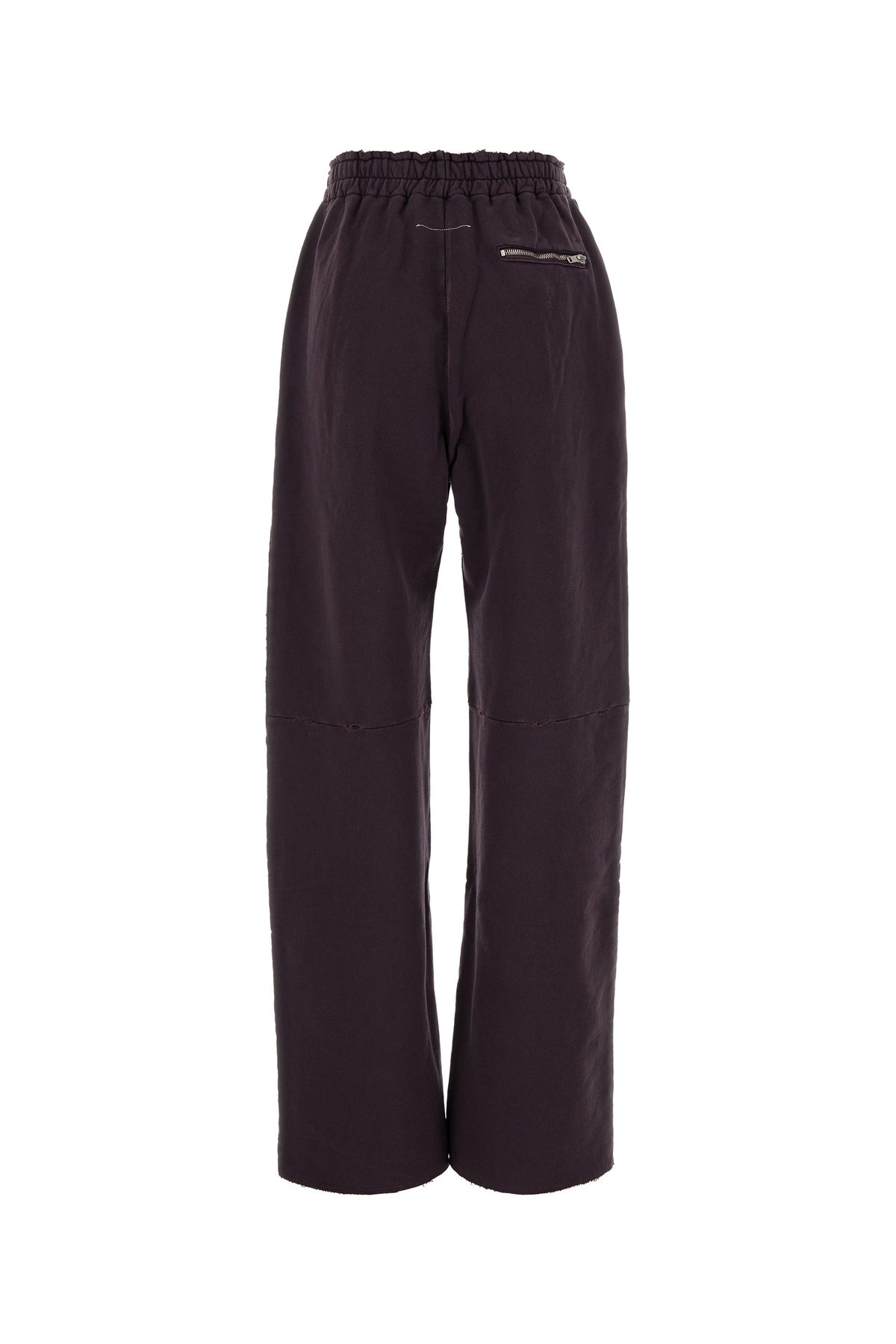 Aubergine cotton joggers - 2