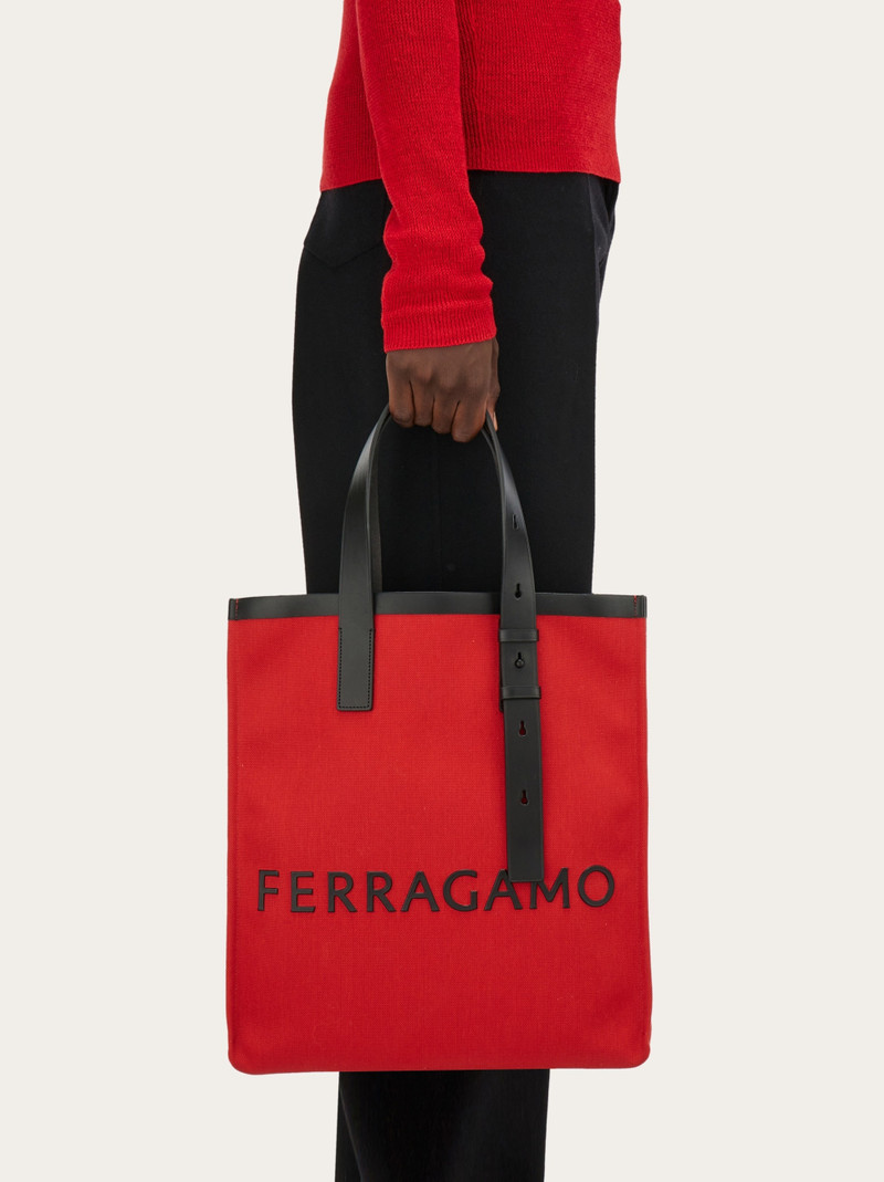 FERRAGAMO Tote bag with signature outlook