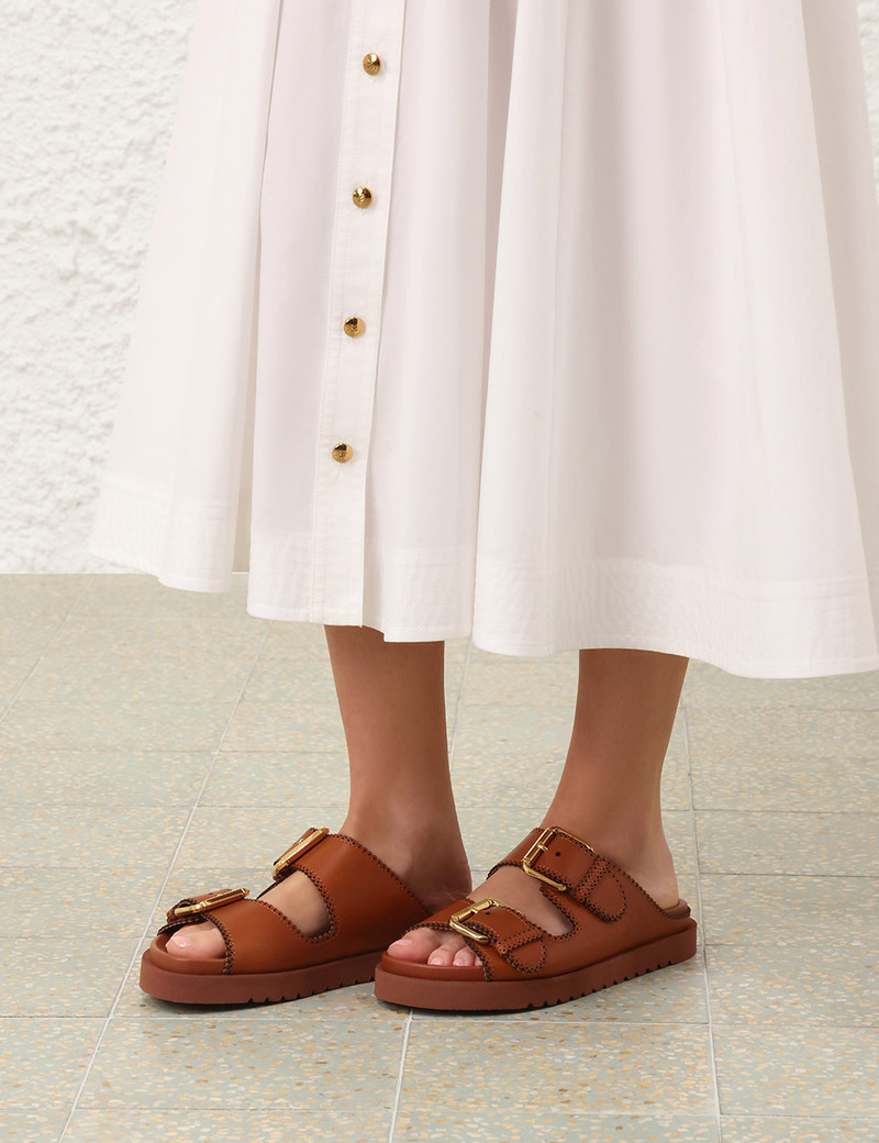 Zimmermann GOLDIE SLIDE SANDAL outlook