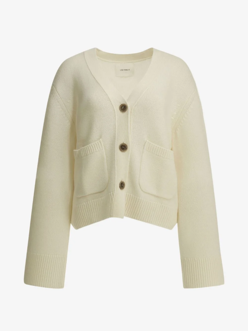 Danni button-up cashmere cardigan - 1