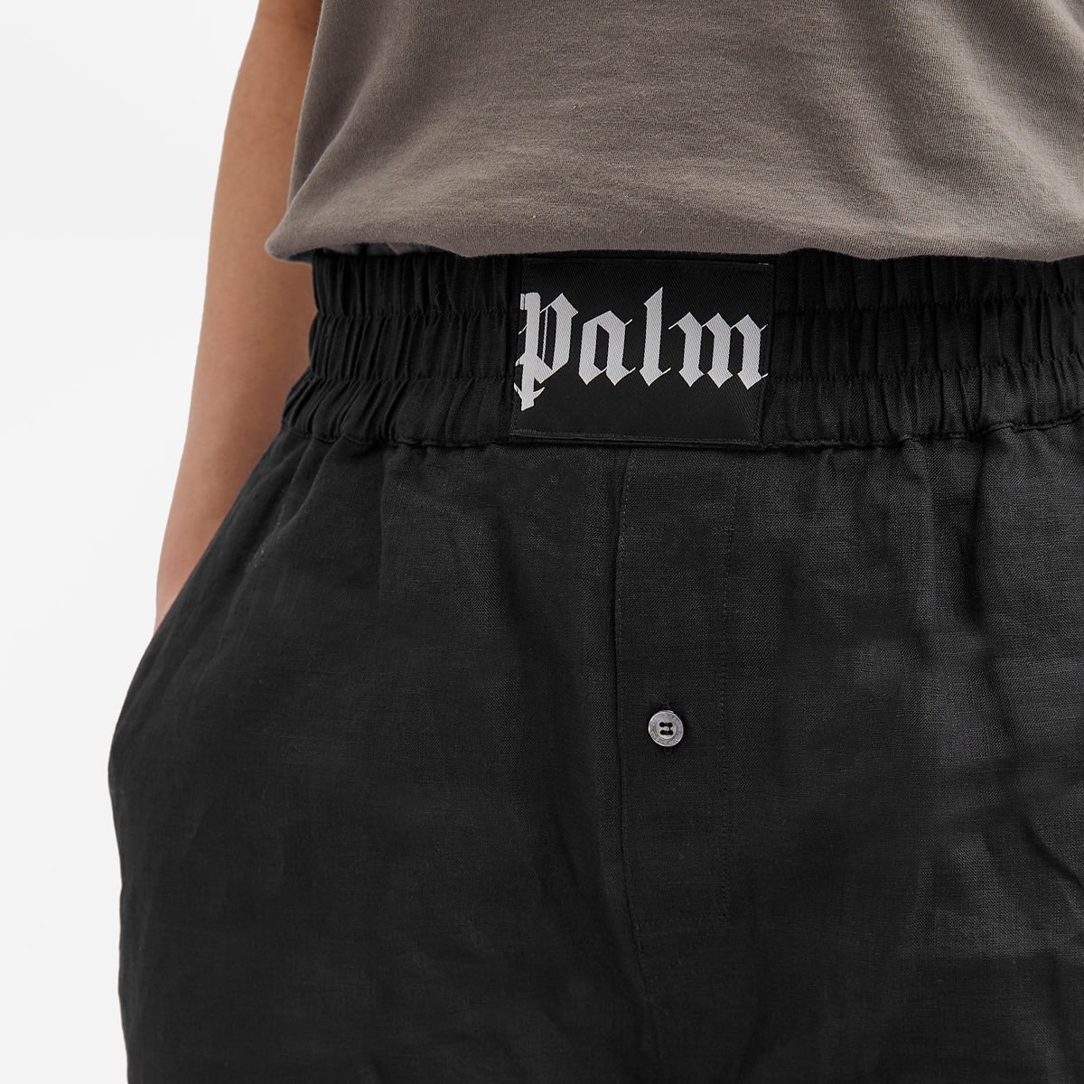 Palm Angels Linen Boxer Shorts - 5