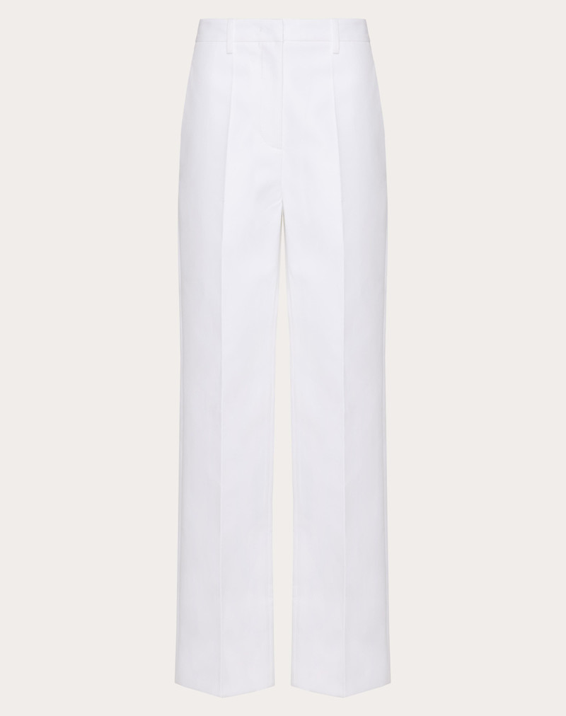 COMPACT POPELINE PANTS - 1