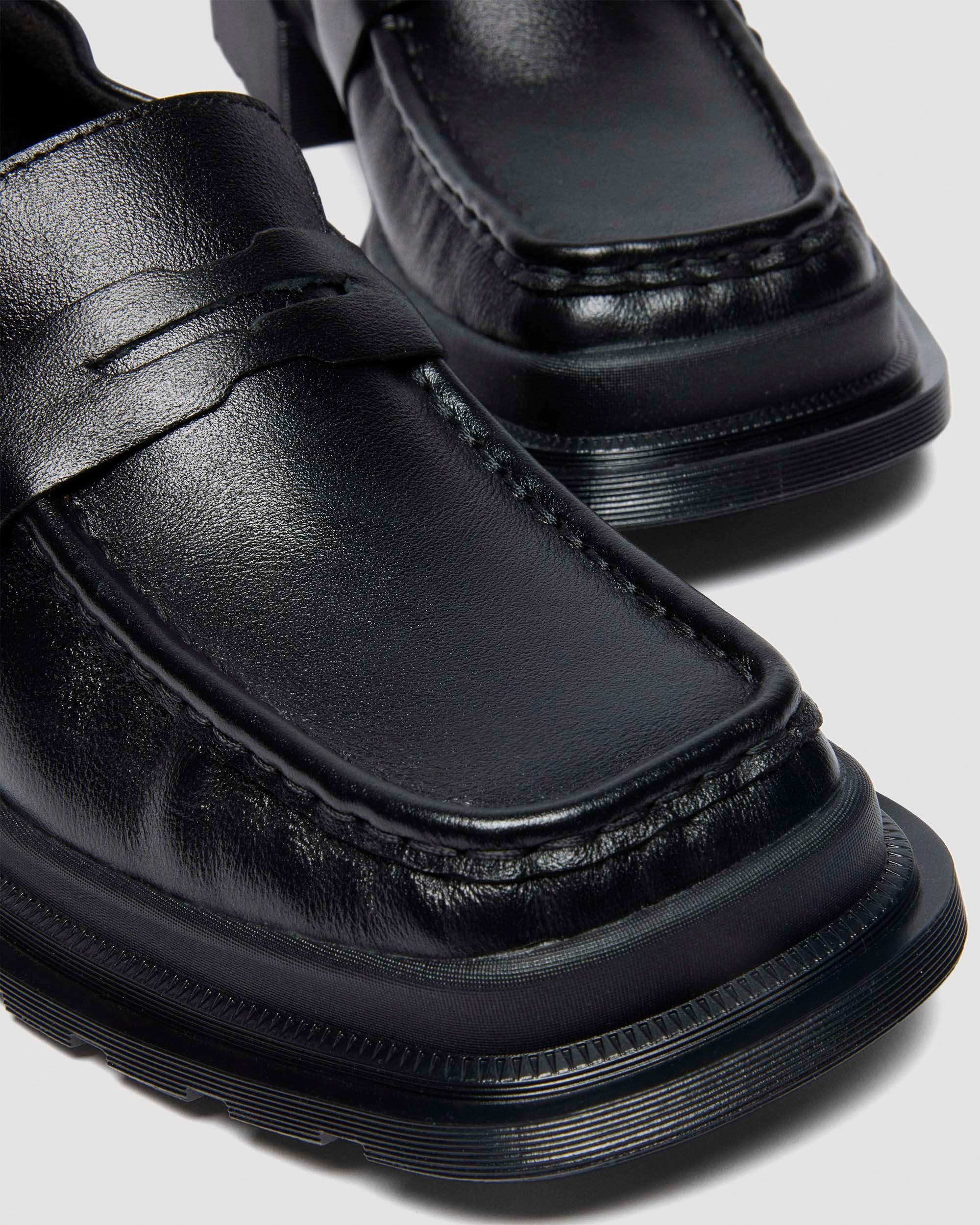 MAYBOLE LOAFER Square Toe Ruched Leather Loafers - 3