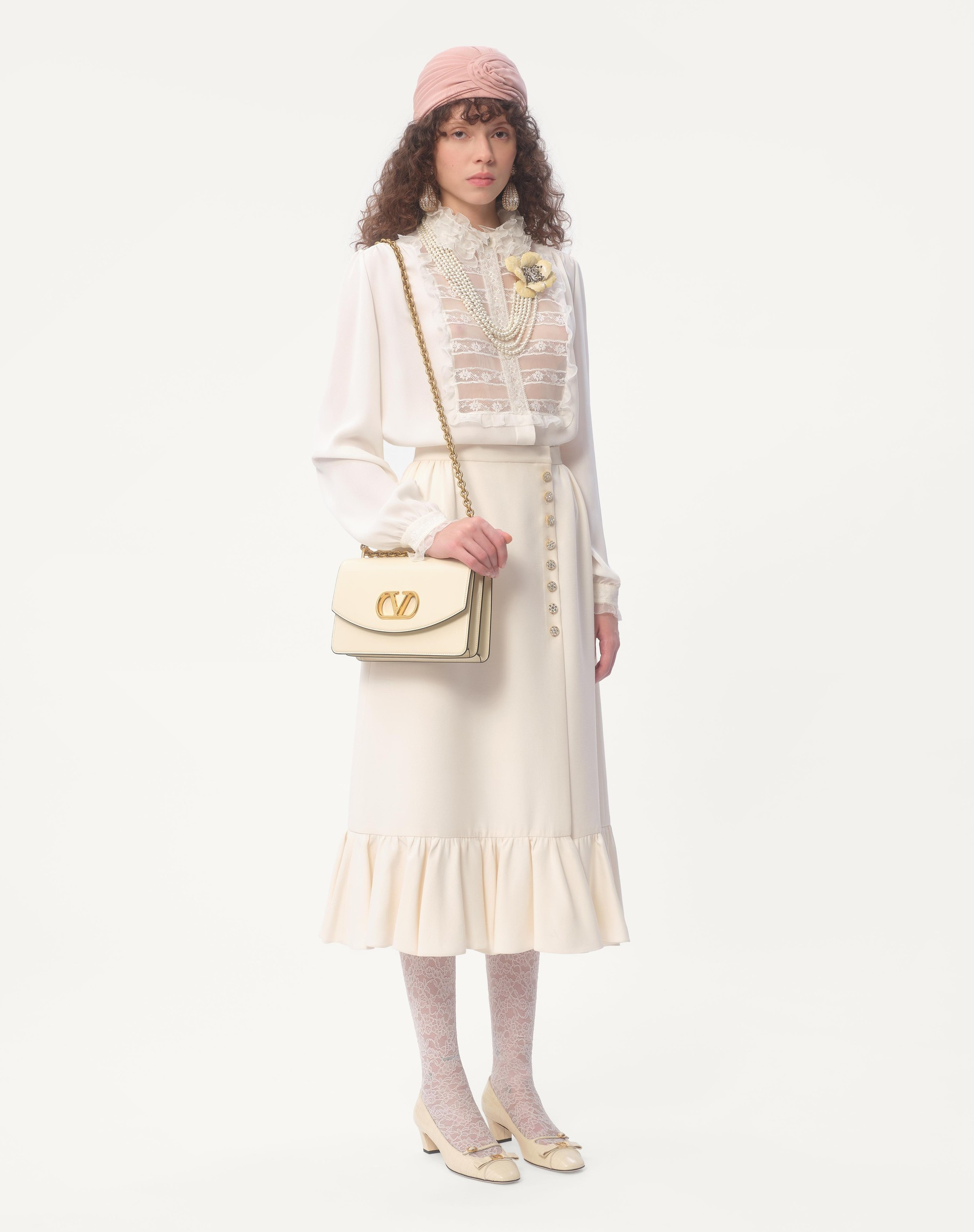 Valentino CREPE COUTURE SKIRT | REVERSIBLE