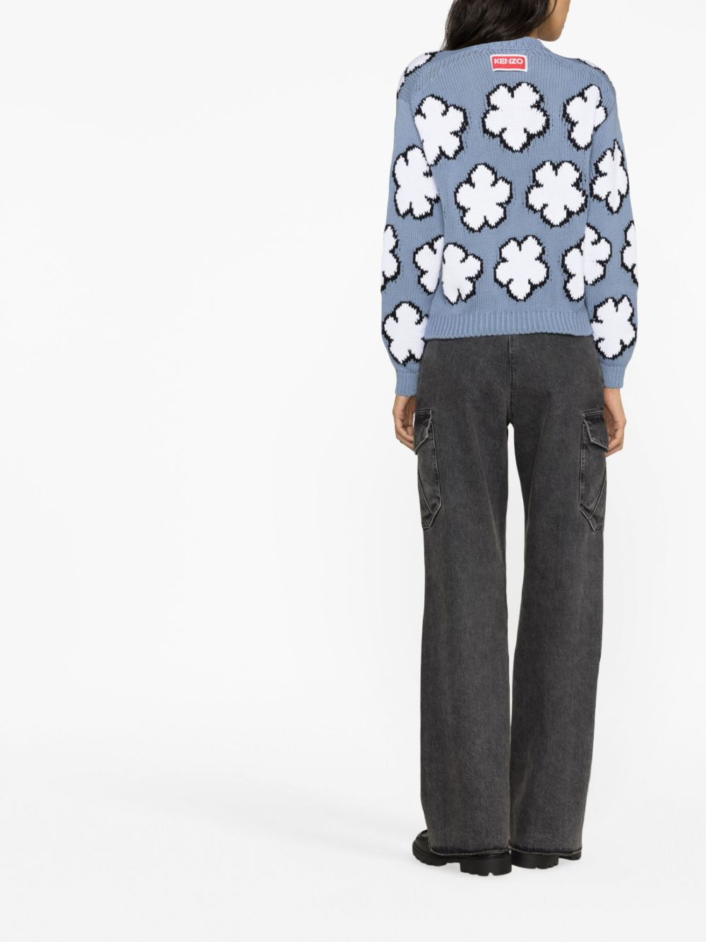 Boke Flower intarsia-knit jumper - 3