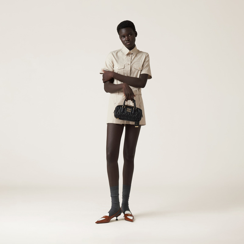 Miu Miu Arcadie matelassé nappa leather bag outlook