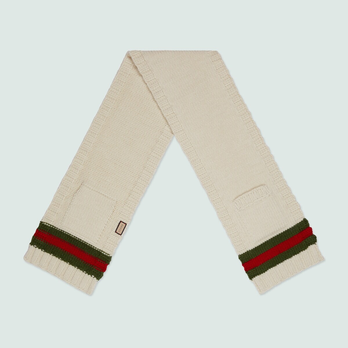 Wool scarf with pockets - 2