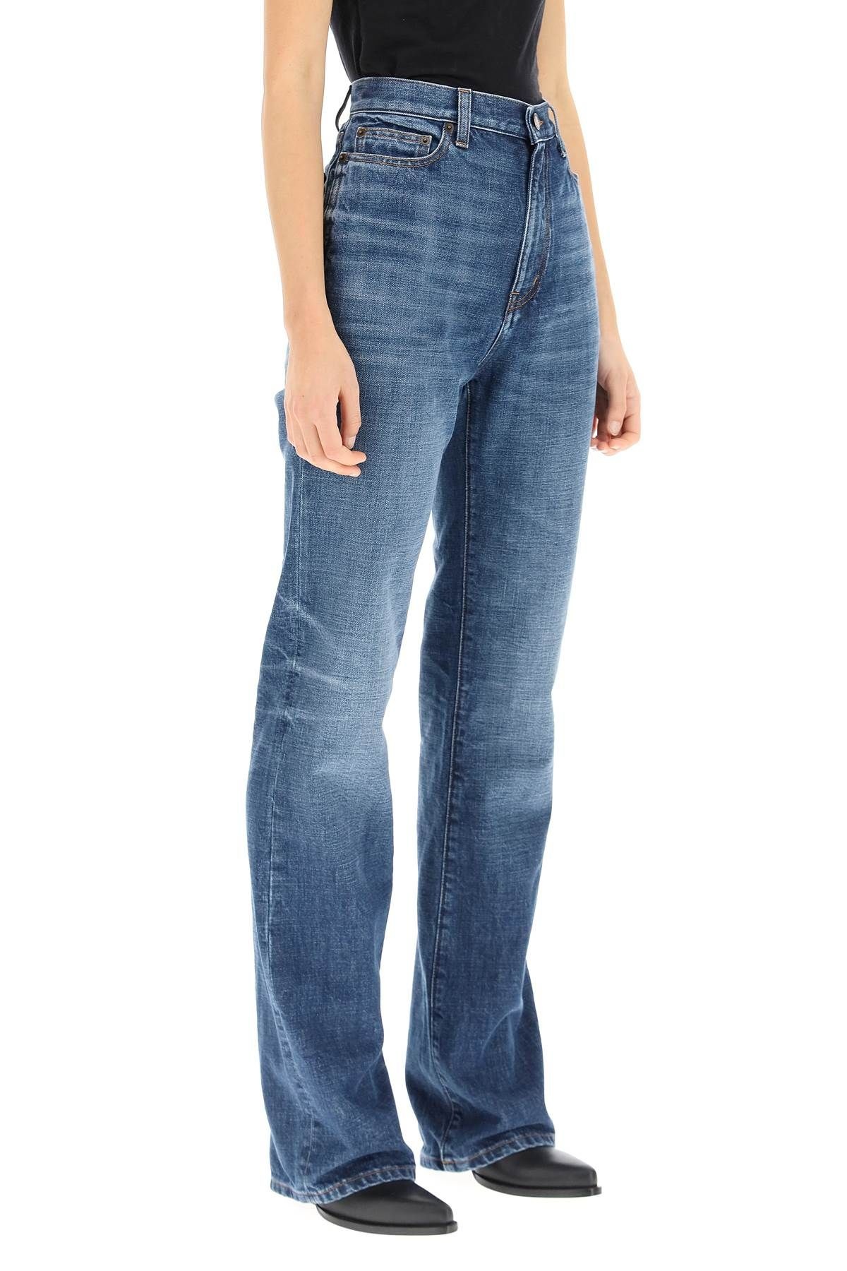 HIGH RISE FLARED JEANS - 3