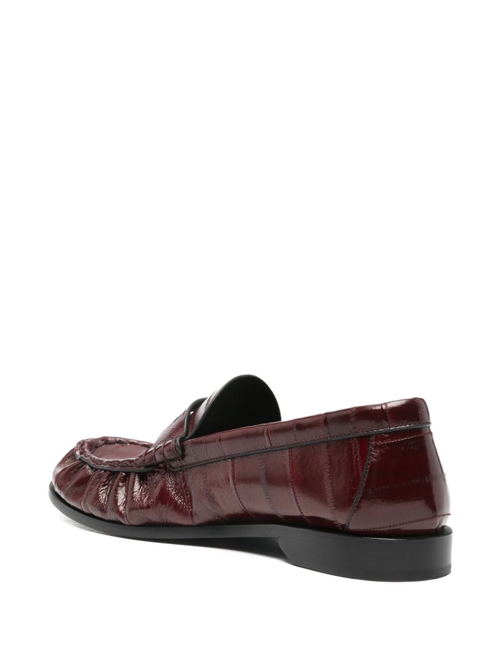 crocodile-effect loafers - 3