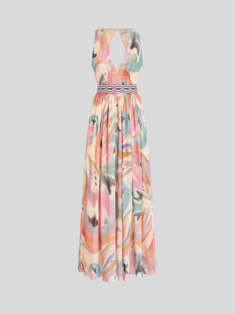 BUTTERFLY PATTERN DRESS - 1