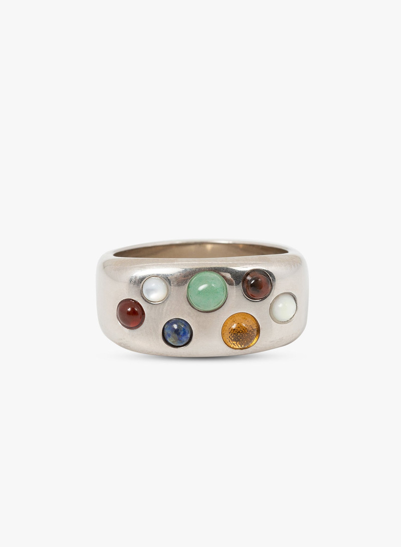 Dries Van Noten MULTICOLOR STONE RING outlook