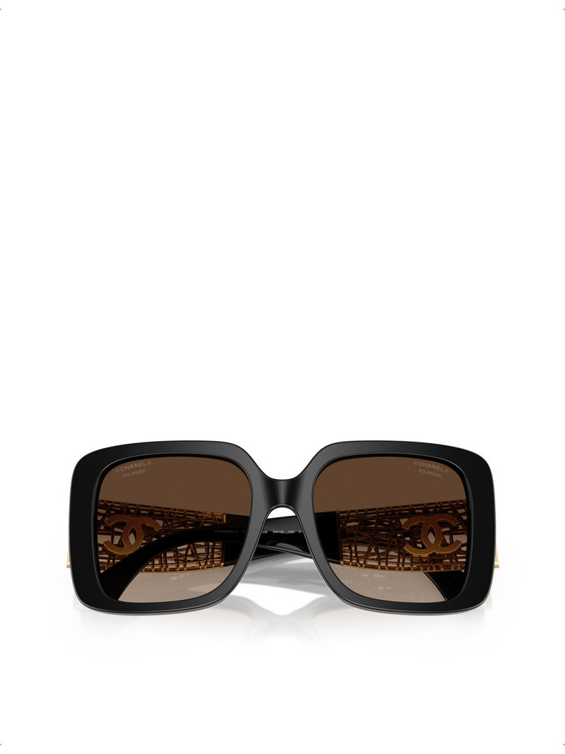 CH5532 Polarised Square-Frame Acetate Sunglasses 5
