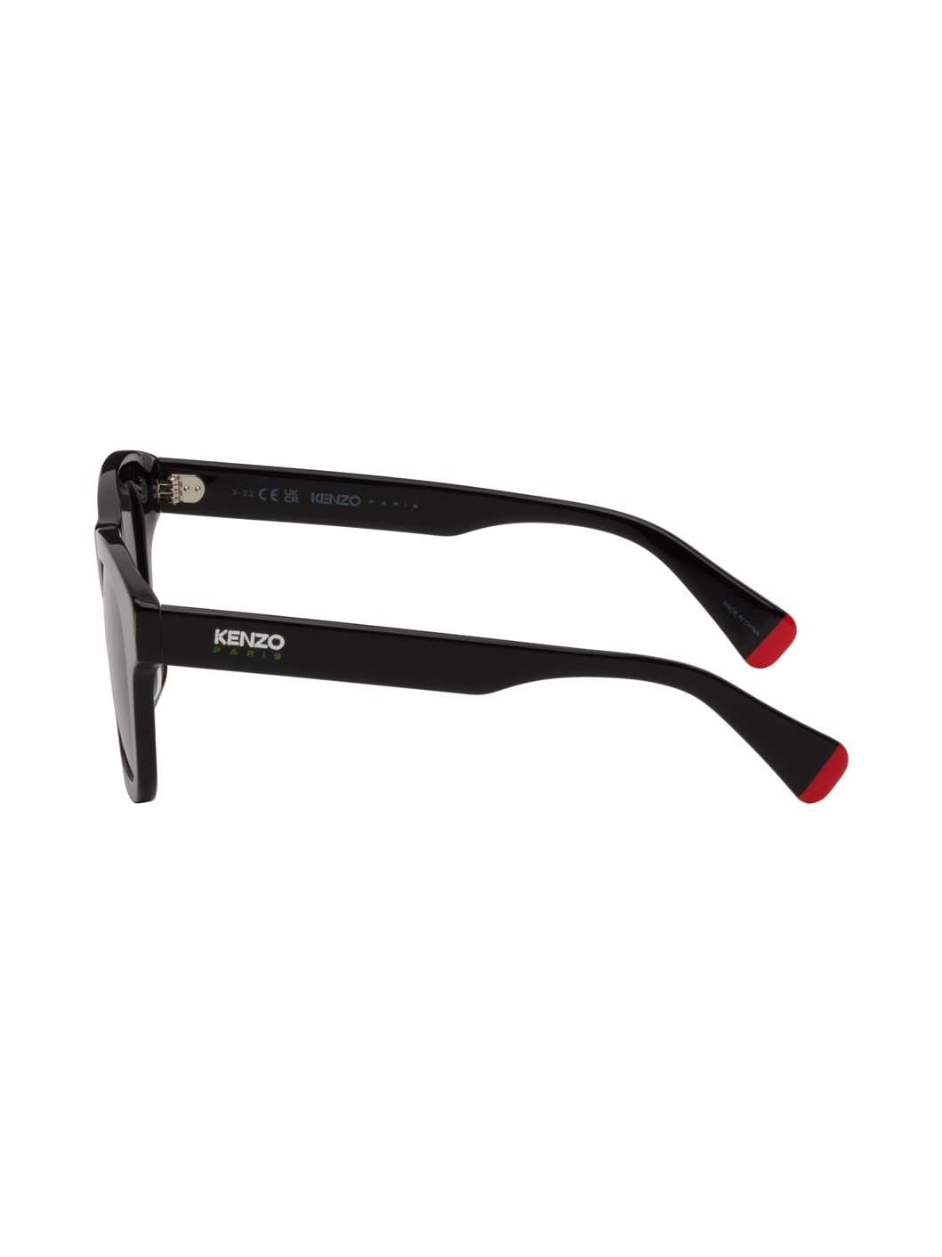 Black Kenzo Paris Square Sunglasses - 3