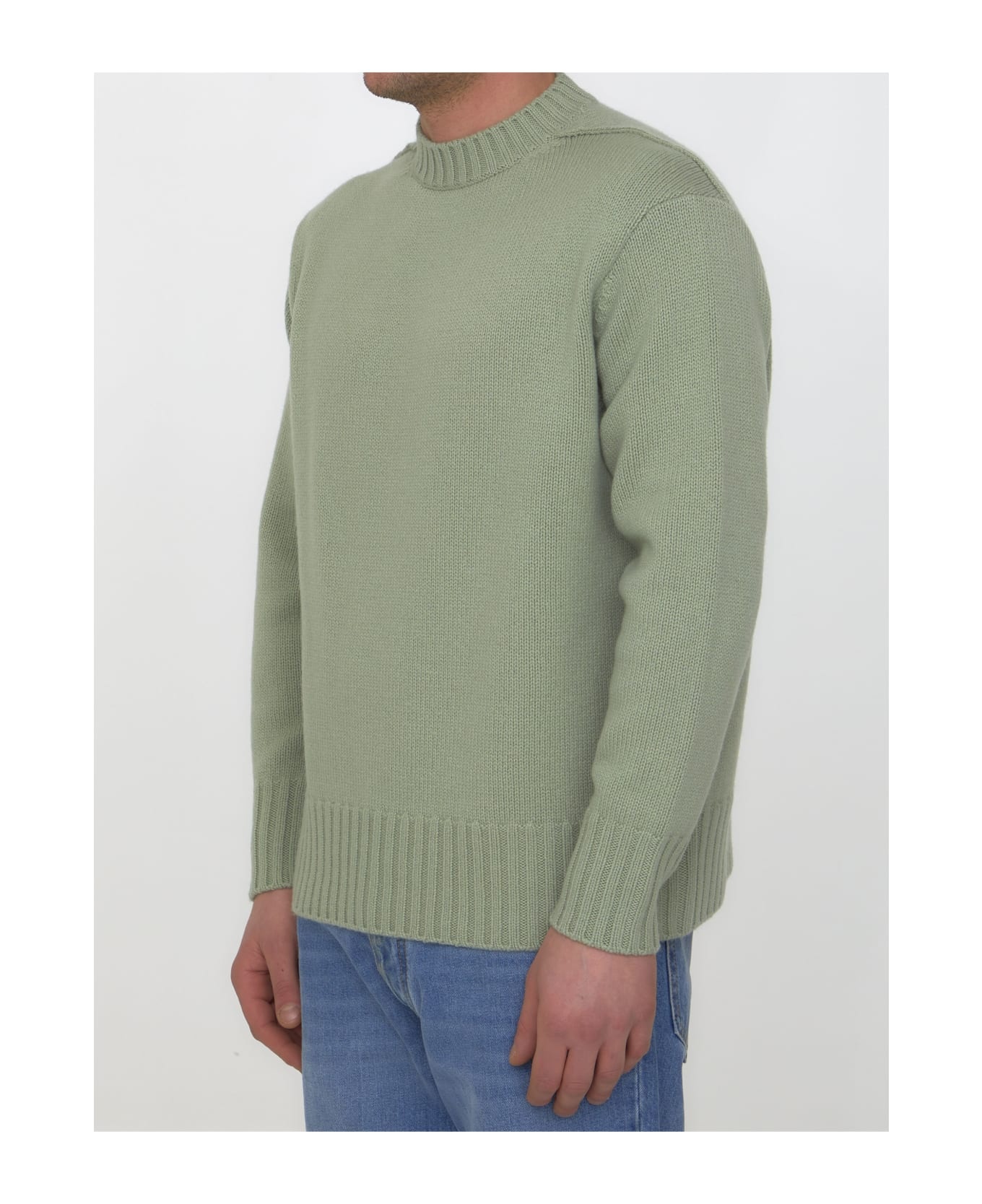 Green Cashmere Sweater - 2