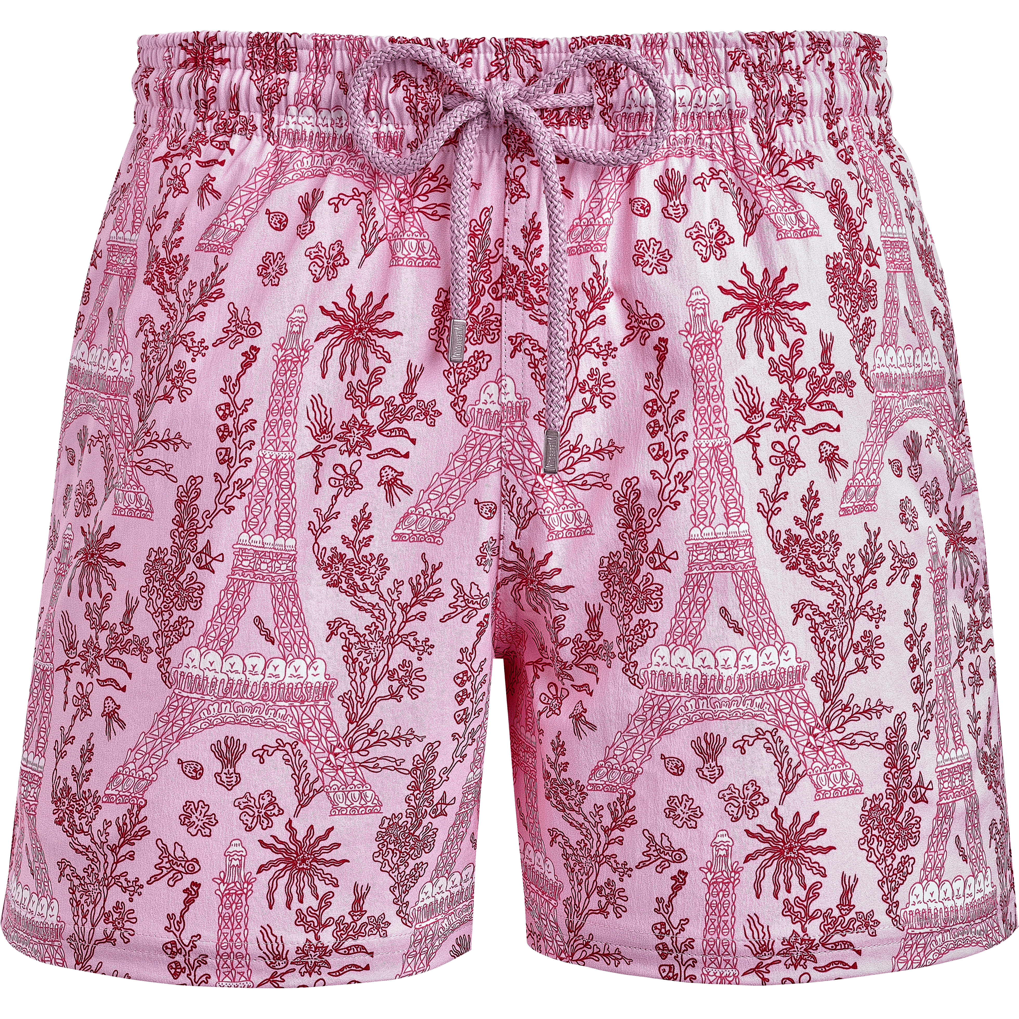 Men Stretch Swim Trunks Poulpes Eiffel - 1