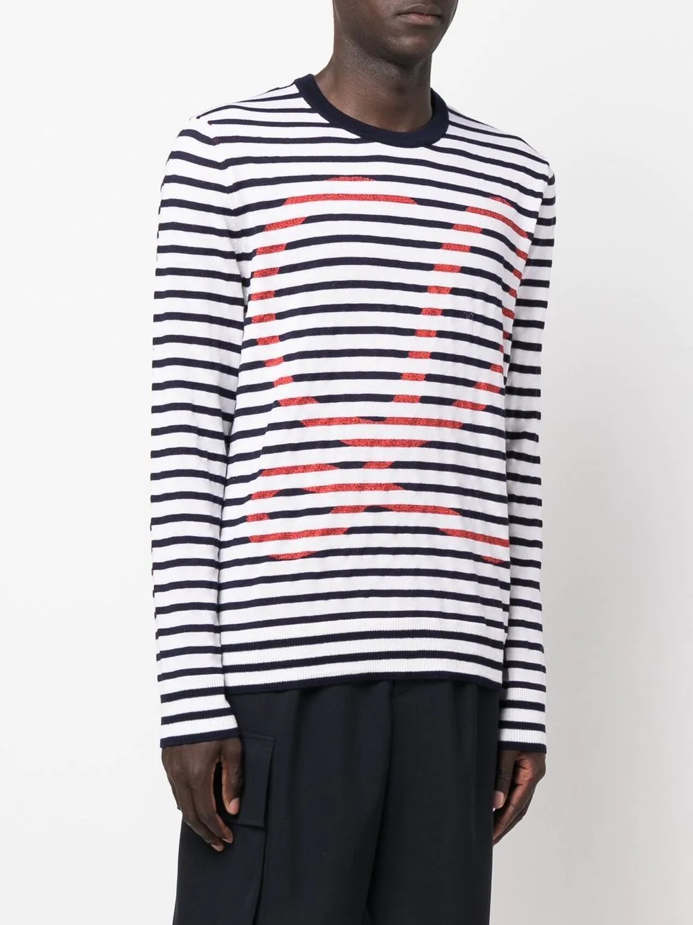 striped long-sleeve T-shirt - 3