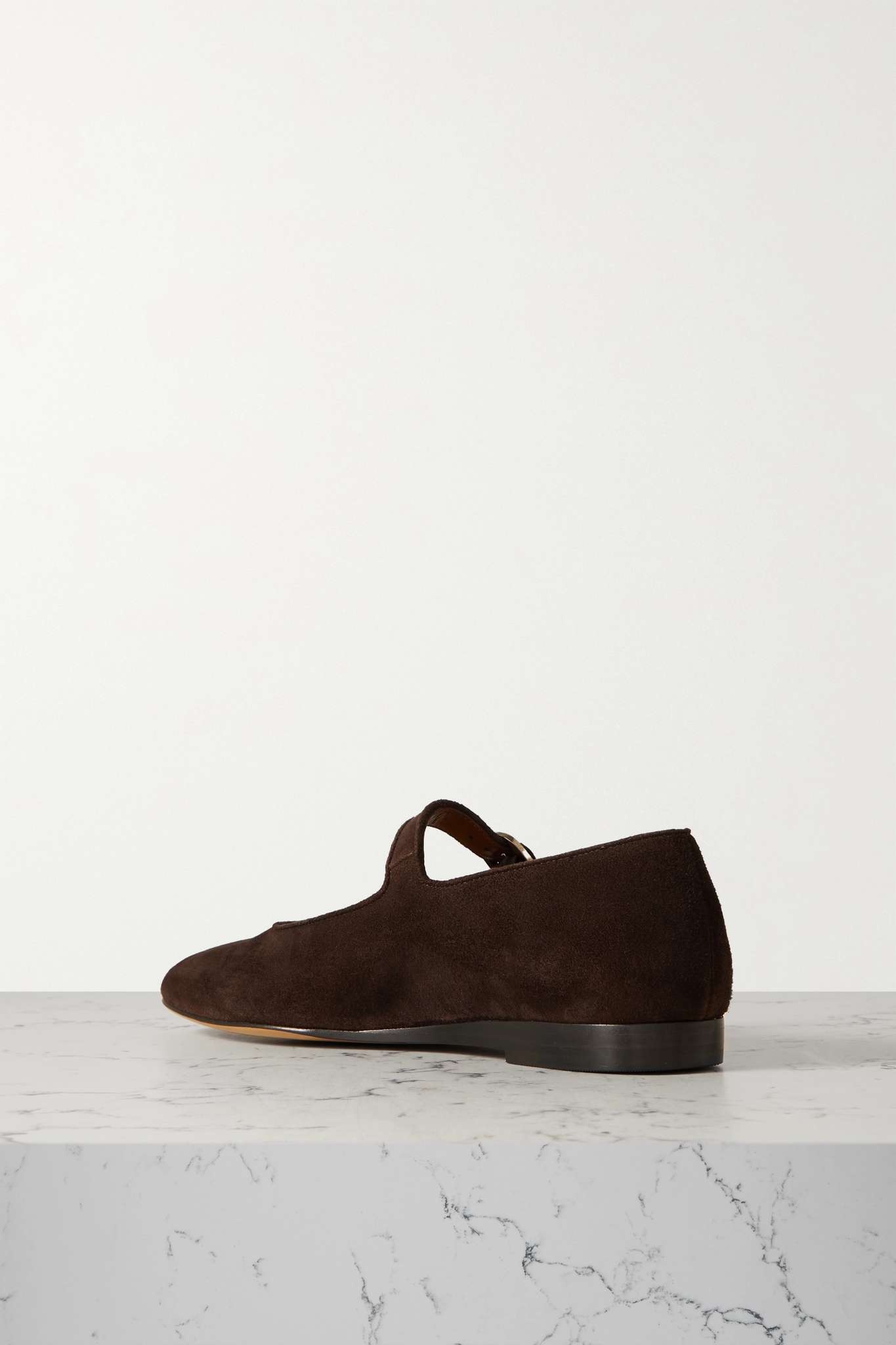 Suede Mary Jane ballet flats - 3