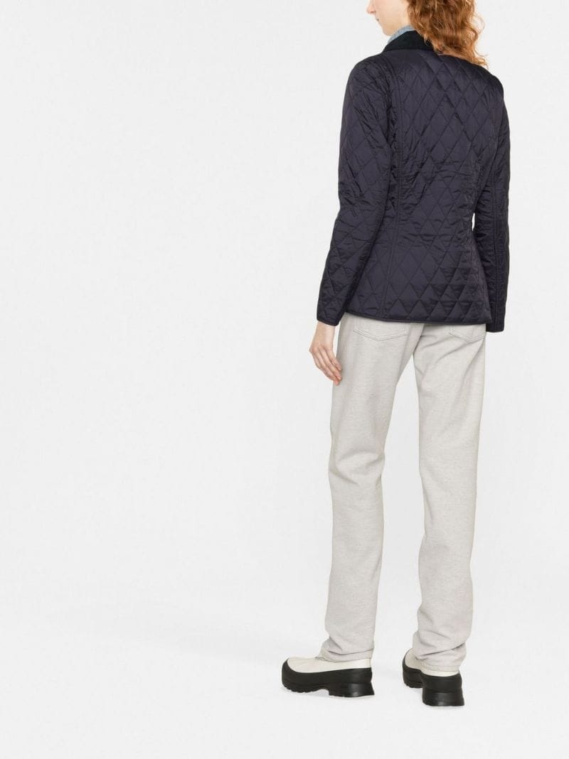 quilted stitch jacket - 5