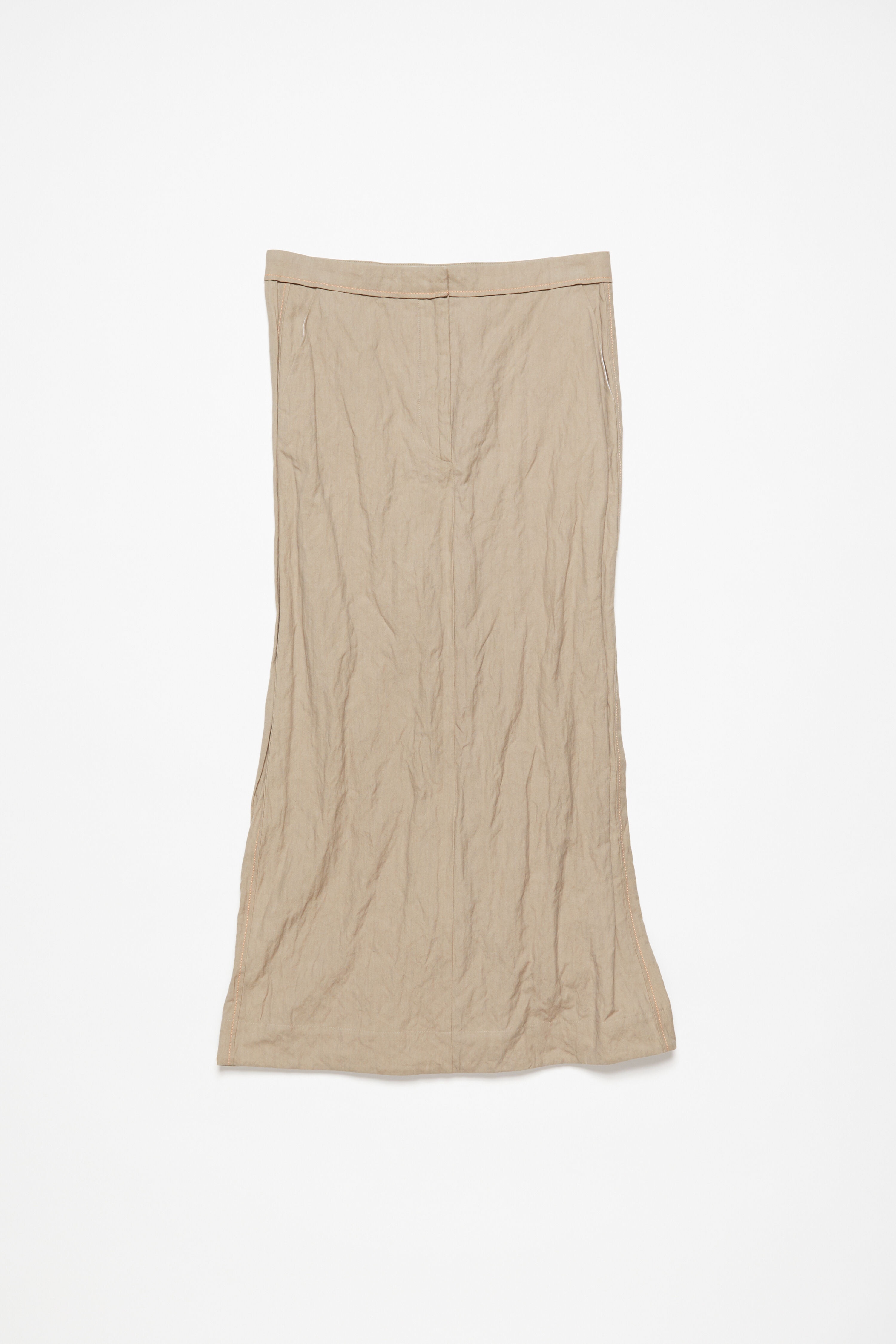 Tailored skirt - Cold beige - 7