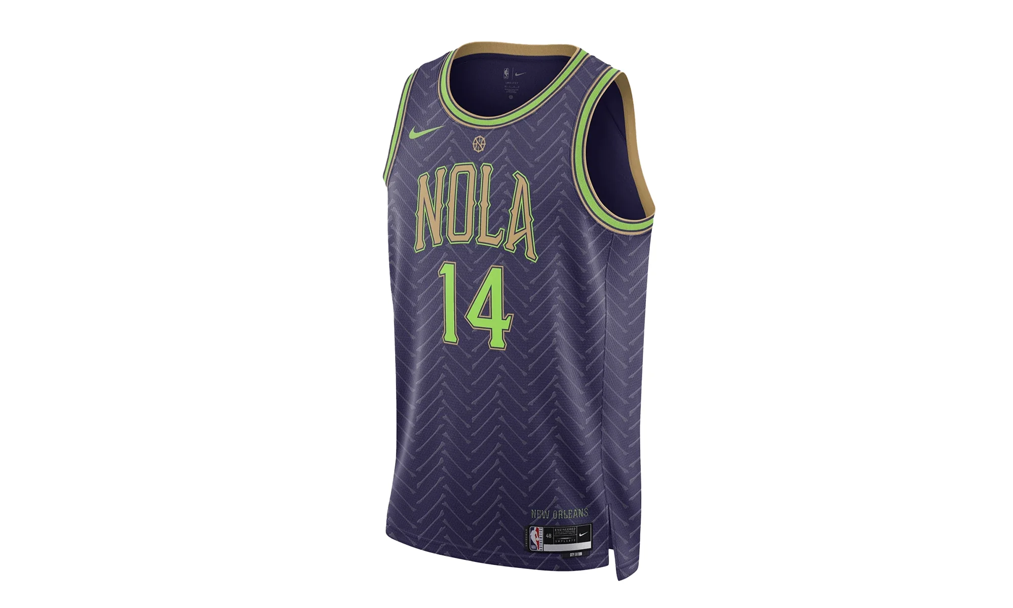 NBA NEW ORLEANS PELICANS 24/25 CITY EDITION '14 INGRAM' SWINGMAN JERSEY "Purple" FQ4351 538 - 1