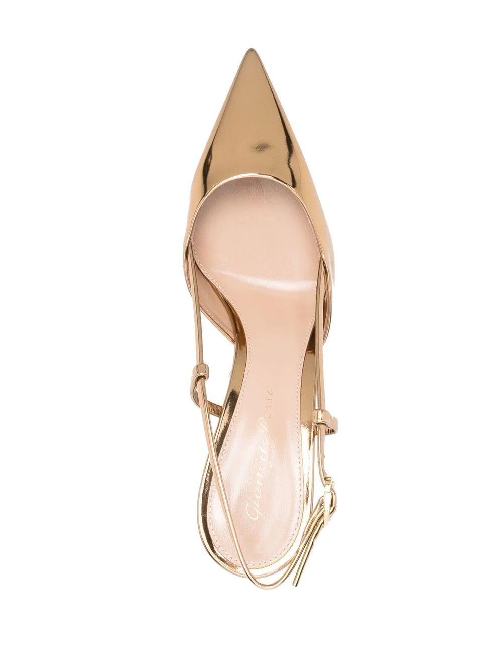 Ribbon 85mm slingback pumps - 4